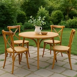 thumbnail of Biscottini Holzstuhl 48x52x88 cm - Restaurantstühle - Esszimmerstühle - Küchenstühle - Gartenstühle - Vintage Thonet Stuhl