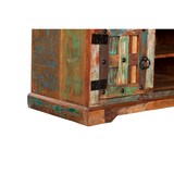 thumbnail of TV-Schrank TOR Mangoholz Braun 50x45x125cm Fernsehtisch TV Lowboard für Fernseher