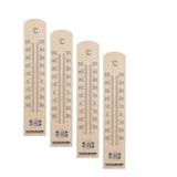 thumbnail of Ensemble de 4 Thermomètres intérieur et extérieur en bois Fackelmann Tecno