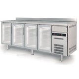 thumbnail of Achterbalk 600 positief S-Line - 4 glazen deuren