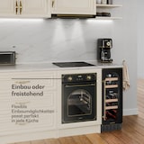 thumbnail of Klarstein Vinovilla Victoria 17 Duo Weinkühlschrank | 2 Kühlzonen | Touch | 17 Flaschen | 4 Regale Schwarz / Antik-Gold-Metallic