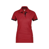 thumbnail of DASSY® Traxion Next Women Damen-Poloshirt, D-FX Flex, tailliert, UV-Schutz UPF 50+, Mesheinsätze, Art. 710085 rot/schwarz XS