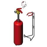 thumbnail of Desautel extincteur NF 1 KG POUDRE ABC PP1P