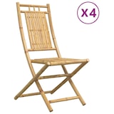 thumbnail of vidaXL Gartenstühle 4 Stk. Klappbar 46x66x99 cm Bambus