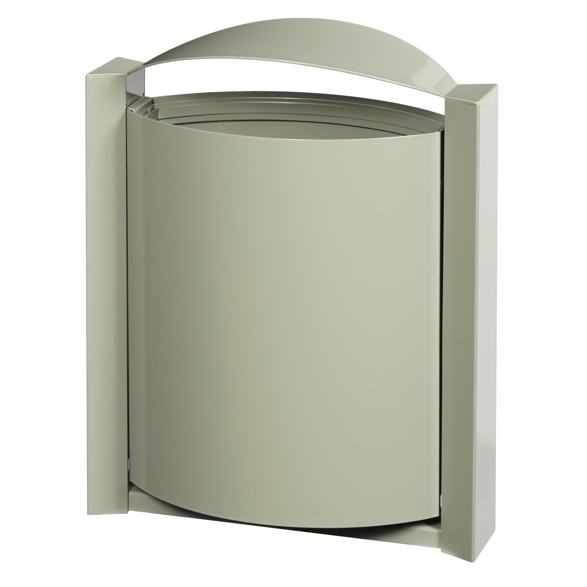 ROSSIGNOL Corbeille murale 40L ARKEA gris ciment