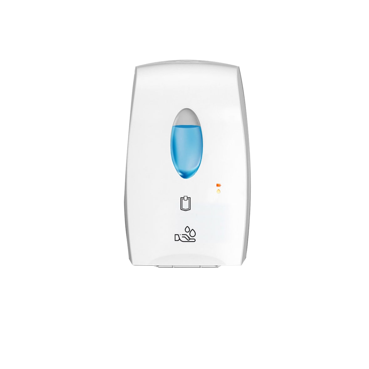 METRO Professional Desinfektionsmittelspender, Kunststoff, 18.2 x 10.2 x 29.9 cm, 1.3 L, 1300 ml, Wandmontage, weiß