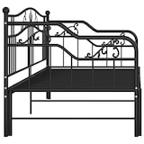 thumbnail of vidaXL Ausziehsofa Bettgestell Schwarz Metall 90x200 cm