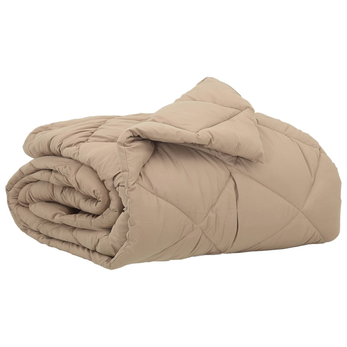 vidaXL Sommerdecke Taupe 200 x 155 cm Mikrofaser