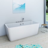 thumbnail of AcquaVapore freistehende Badewanne Wanne Acryl F05 170x80cm mit Komfort-Armatur