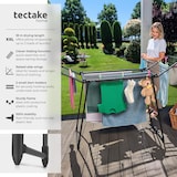 thumbnail of tectake Wäscheständer Life, 18 m Trockenlänge, klappbar  Schwarz