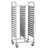 thumbnail of Gasfrit- Roestvrijstalen plateauwagen voor bakkerij 30 plateaus