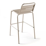 thumbnail of Taupe metalen kinderstoel