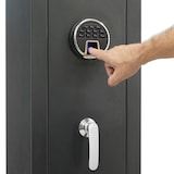 thumbnail of ARREGUI Braco ARM050835 Armero de Acero para 5 Escopetas con Alarma, Apertura Electrónica con Huella Dactilar o con Código, ESPAÑA: no homologado