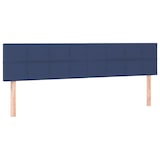 thumbnail of vidaXL Boxspringbett mit Matratze & LED Blau 160x200 cm Stoff