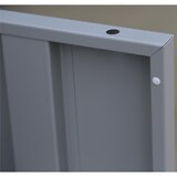 thumbnail of Schließfachschrank Fächerschrank 9 Fächer Spind 180x90x50cm lichtgrau X-520330