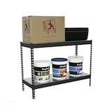 thumbnail of SimonRack Industrieregal, 900x1500x450 mm, 600 kg am Biegepunkt, 2 Metallböden, Garagenregal, Anthrazit/Verzinkt- Simonforte
