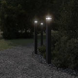 thumbnail of Helloshop26 - Lampadaires d'extérieur 3 pcs 110 cm aluminium noir 02_0042547