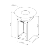 thumbnail of braciere auvergnat corten bois rond 62 semplice cuve