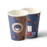 thumbnail of BIOZOYG Pappbecher Bedruckt 50 Stück 300 ml / 12 oz, Ø 80 mm, weiß - Kaffeebecher to Go - Pappe beschichtet mit PE - Trinkbecher/Einweg