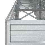 thumbnail of vidaXL Garten-Hochbeet 320x40x45 cm Verzinkter Stahl Silber
