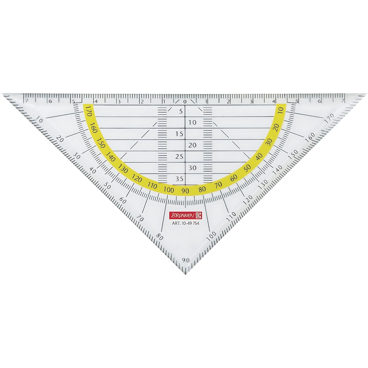 BRUNNEN Geometrie-Dreieck 16cm klar 1049754