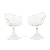 thumbnail of Set 2 Sedie in policarbonato, solide, leggere, monoscocca, design contemporaneo e raffinato, ideale per soggiorno, uffici, interno - KIARA/Trasparente