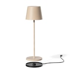 thumbnail of Lumisky Luminária de mesa sem fio KELLY H38CM Aço Bege