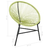 thumbnail of vidaXL Acapulco-Gartenstuhl Poly Rattan Grün