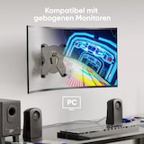 thumbnail of ONKRON TV & Monitor Wandhalterung 17-43", bis 35 kg, schwenkbar & neigbar, VESA 75x75-200x200, Schwarz NP23-B