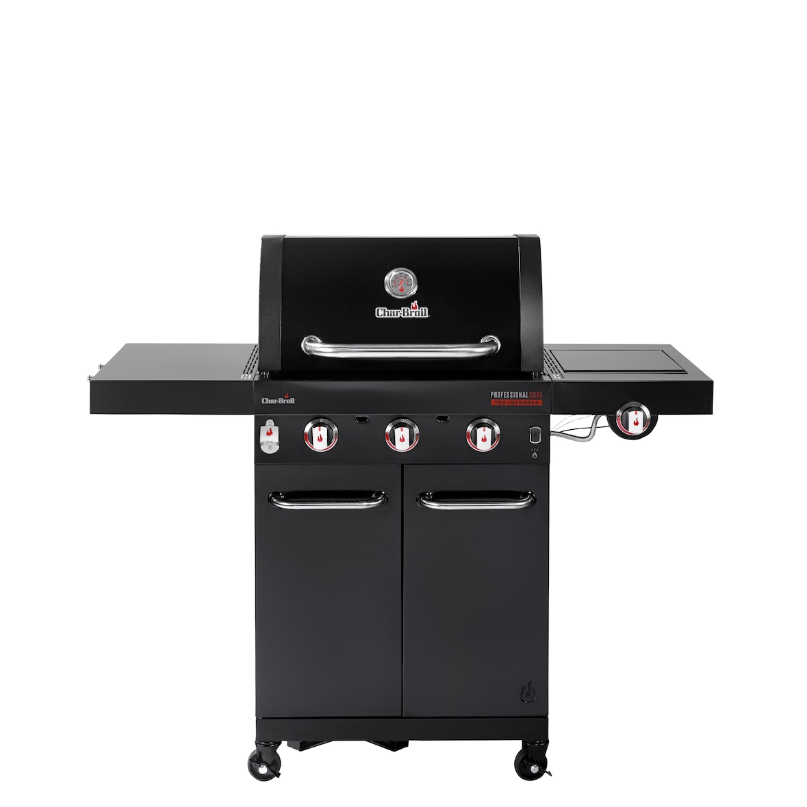 Char-Broil Gasgrill Professional CORE B 3 + Seitenbrenner + TRU-Infrared™ Technology + LED-Drehknöpfe #140918