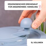 thumbnail of Westmark Salatschleuder Fortuna Basic, 5 ltr., blau, verschrumpft, 2432224B