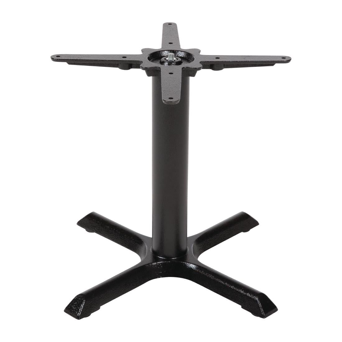 Bolero tafelonderstel met gietijzeren kruisvoet, 48 cm hoog