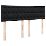 thumbnail of vidaXL Boxspringbett mit Matratze Schwarz 140x200 cm Samt