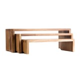 thumbnail of TABLECRAFT - RACA300 - CONJUNTO DE 3 ELEVADORES CASCATA - Madeira