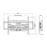 thumbnail of AAVARA Bras mural A8050 pour écrans 37-62pouces