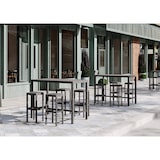 thumbnail of METRO PROFESSIONAL Gastro Bartisch Balsario, Alu/PE-Rattan, 140 x 70 cm, grau