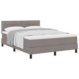 thumbnail of vidaXL Boxspringbett mit Kopfteil Taupe 140 x 200 cm Stoff