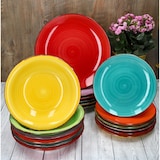 thumbnail of 18tlg. Tellerset Uni Bunt für 6 Personen in unterschiedlichen Farben