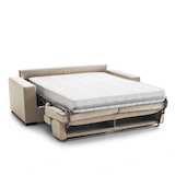 thumbnail of Dmora Divano Letto Agrippina, Divano a 2 posti Large, 100% Made in Italy, Sofà Soggiorno con apertura girevole, Cm 200x95h85, Beige