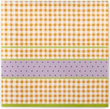 thumbnail of Sovie HORECA Serviette Vichy in curry aus Linclass® Airlaid 40 x 40 cm, 50 Stück - Punkte Karo Struktur