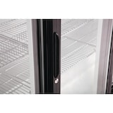 thumbnail of Expositor de bebidas de balcão, 2 portas deslizantes, chapa/alumínio/vidro, 90 x 90 x 52 cm, 230W, arrefecimento a ar, 208L, preto, Polar GL003