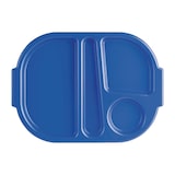 thumbnail of Olympia Kristallon petit plateau repas en polycarbonate bleu 32,2cm