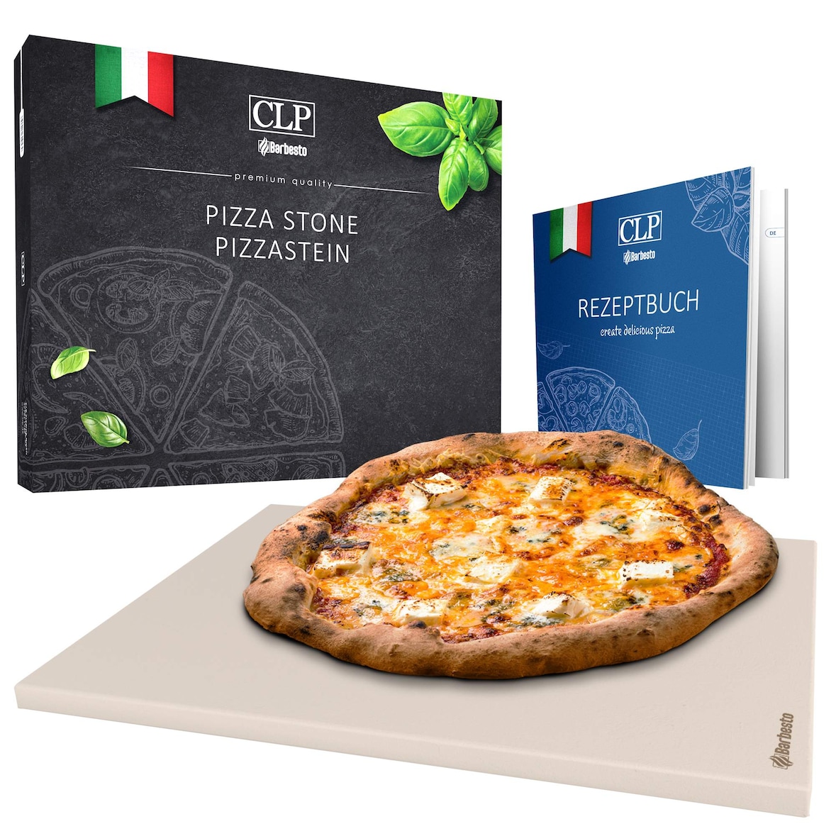 Pizzastein-Set Pizzastein