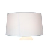 thumbnail of SalesFever Lampe de table | Cadre céramique / abat-jour lin | L 30 x P 16 x H 69 cm | Bleu – Blanc