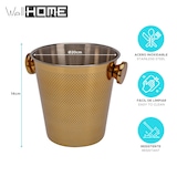 thumbnail of WellHome - Champagnerkühler aus Edelstahl, Ø 20 cm, goldfarben und glänzend