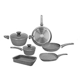 thumbnail of Tognana Pure Roq, batteria di pentole 8 pezzi, alluminio, adatta ad induzione