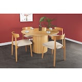 thumbnail of Möbilia Tisch 120x120 cm | runde Tischplatte | B 120 x T 120 x H 75 cm | natur | 32020015 | Serie TISCH