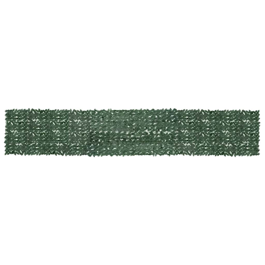 Écran de balcon avec feuilles vert foncé 600x100 cm Modèle Riviera Prime