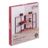 thumbnail of FIVE - Estantería de Esquina de 2 Alturas Blackwood