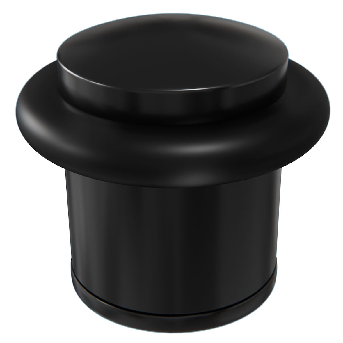 Tür-Abstandshalter Gummischutz Türstopper Schwarz Doorstopper Bodentürstopper